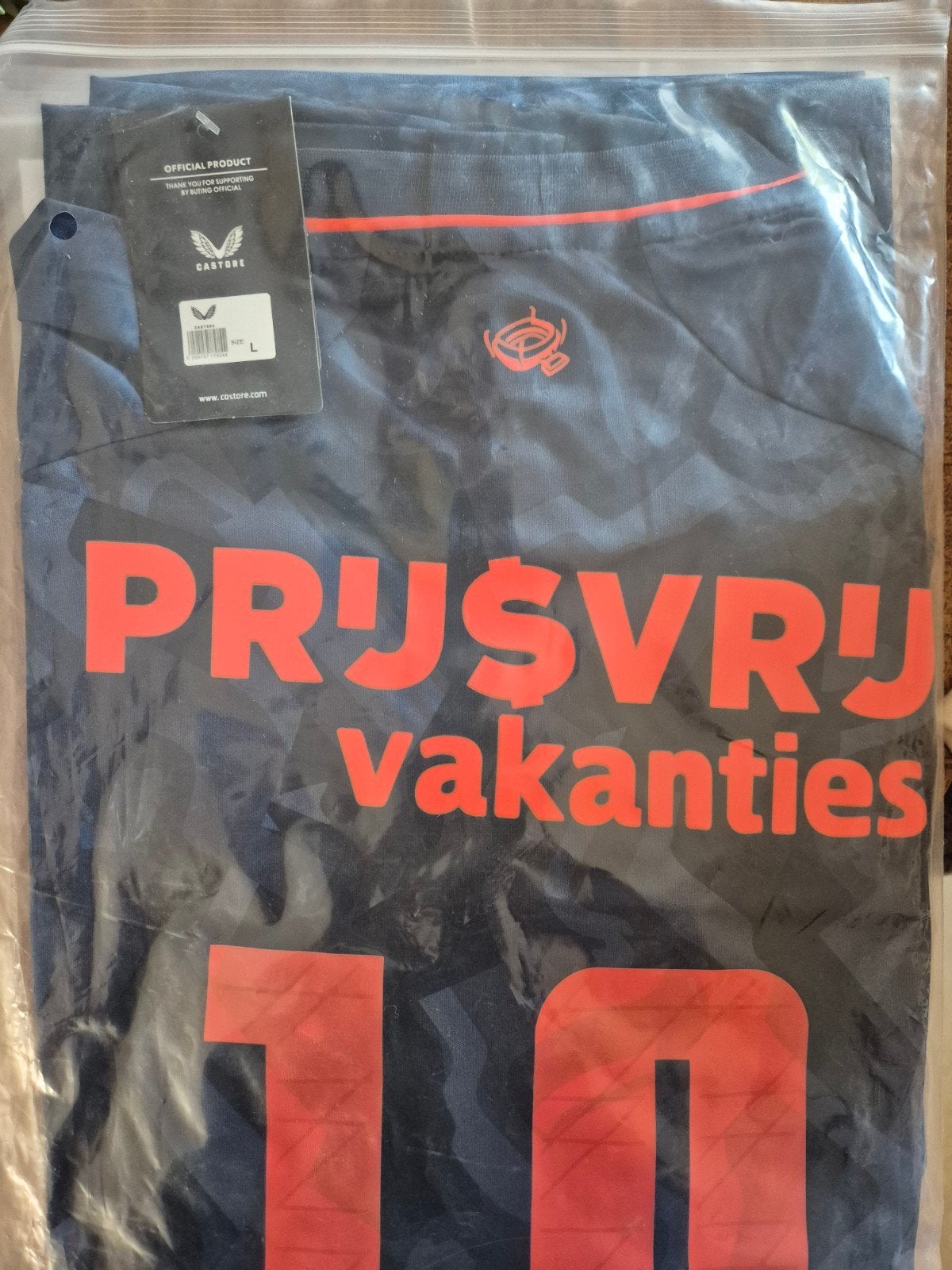 Feyenoord Uitshirt Valente 10 Maat L Nieuw, Kleding | Heren, Sportkleding, Nieuw, Voetbal, Maat 52/54 (L), Blauw, Verzenden