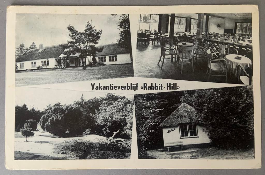 Vakantieverblijf ,, Rrabbit Hill”, Nieuw Millingen, Verzamelen, Ansichtkaarten | Nederland, Ophalen of Verzenden, 1940 tot 1960