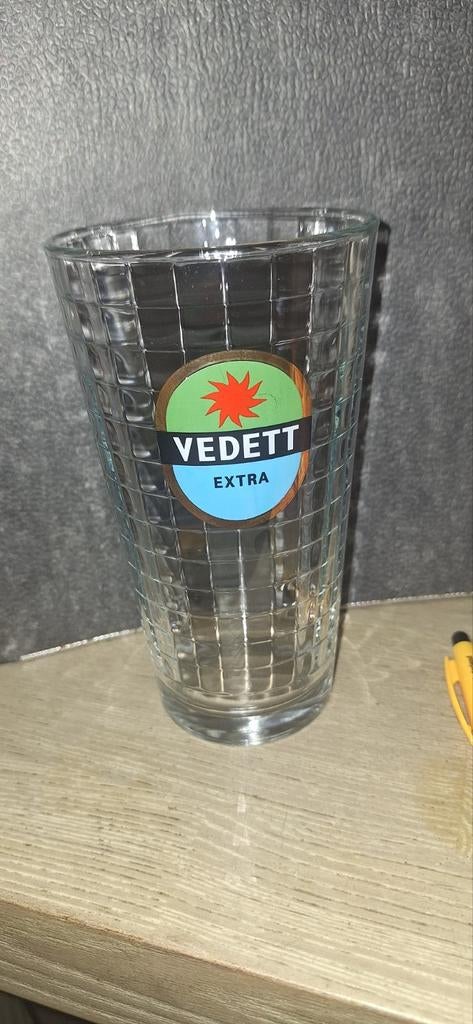 Vedett glas (12426), Vedett, ., Ophalen of Verzenden, Zo goed als nieuw
