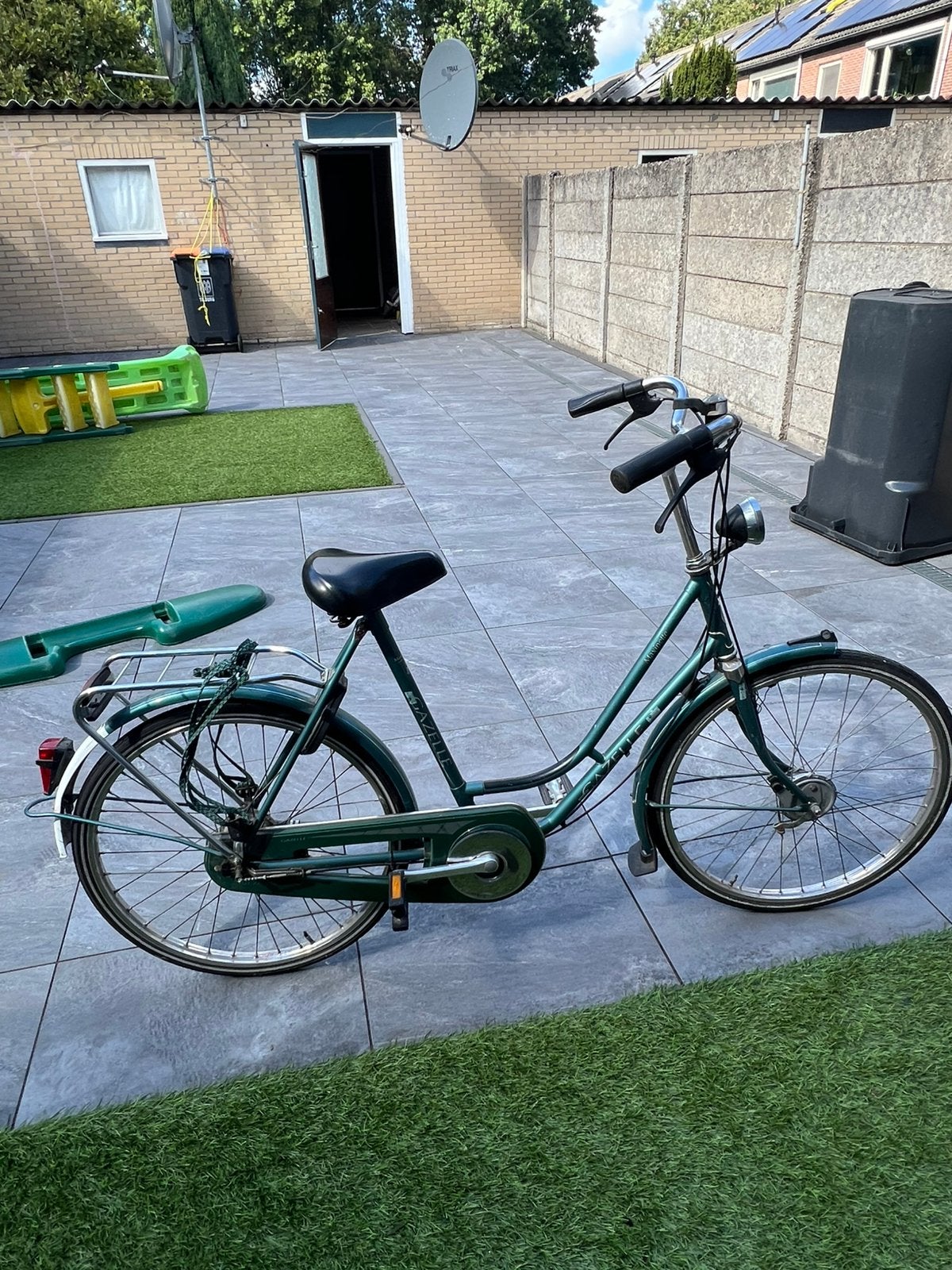 Gazelle Maxinette 24 inch wielen Damesfiets - Groen, Ophalen, Terugtraprem, Gebruikt, Versnellingen