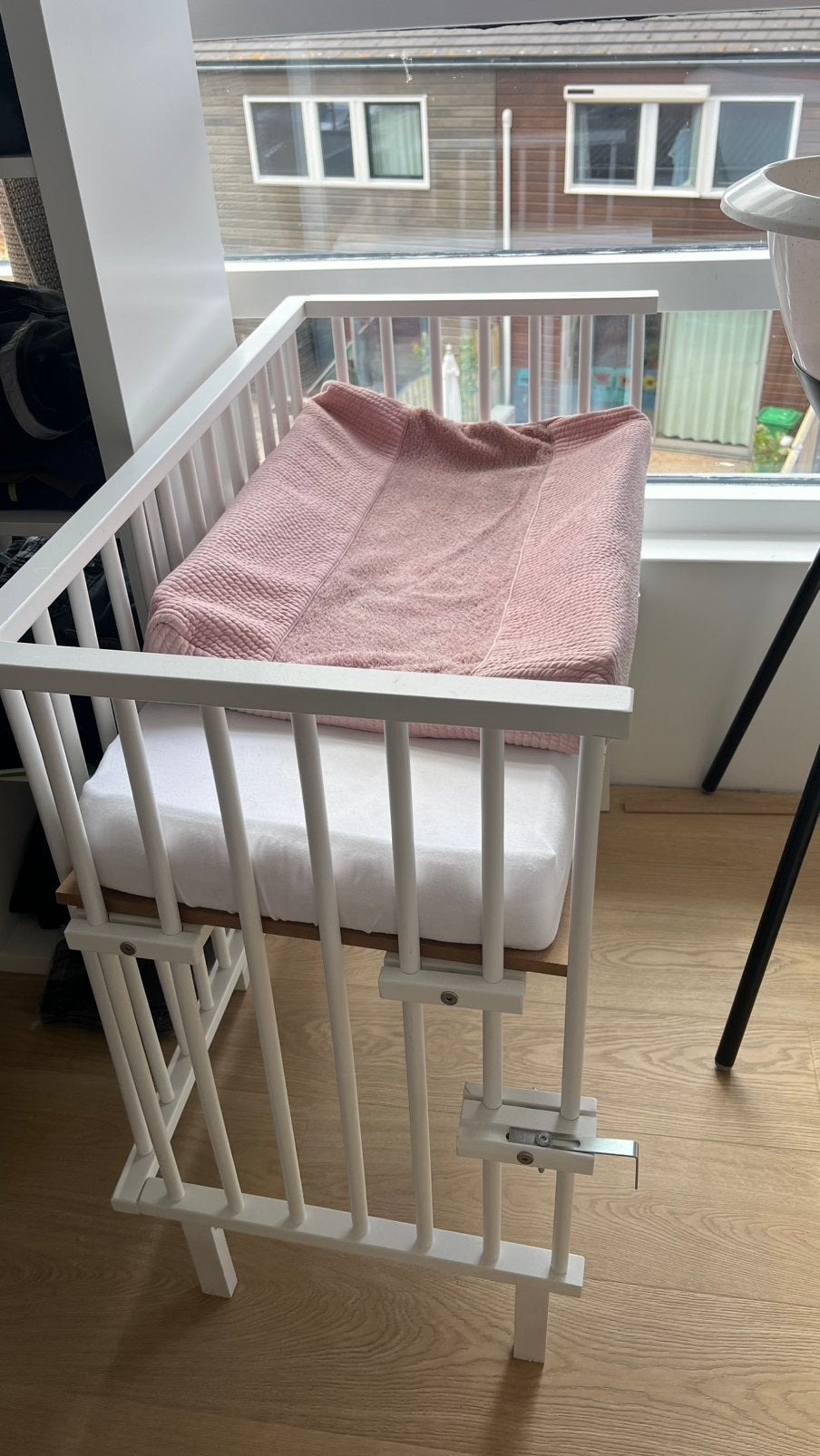 Baby ledikant, Ophalen, Zo goed als nieuw, Rechthoekig