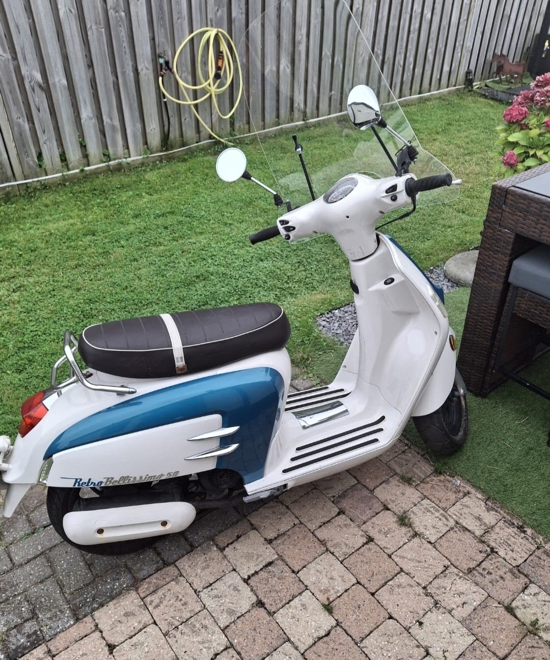Turbho Retro Bellissimo 50 Scooter, Fietsen en Brommers, Gebruikt, Benzine, Ophalen, Overige merken