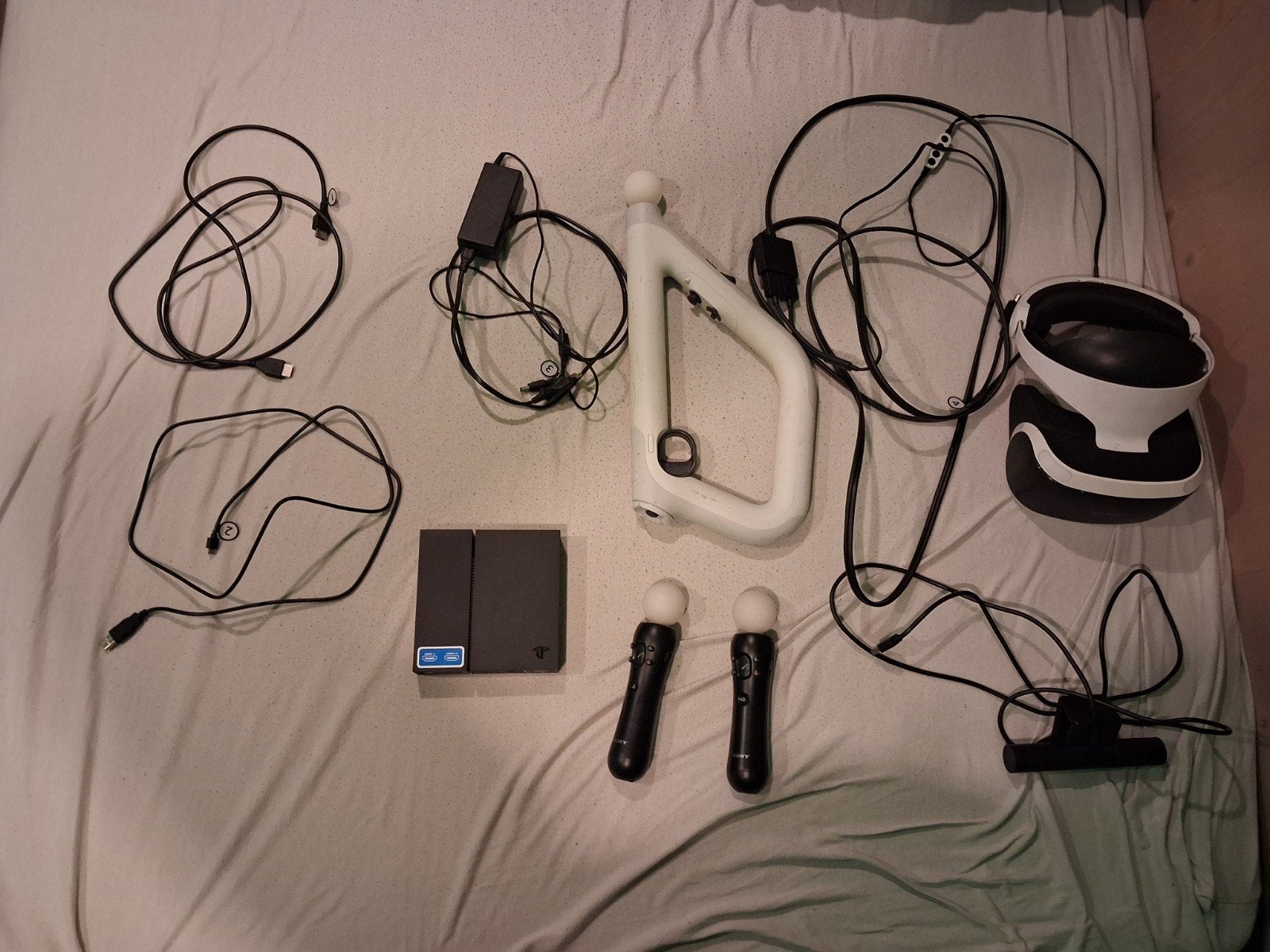 Complete PSVR PS4 set met extra VR-pistool, Ophalen of Verzenden, Gebruikt, Original