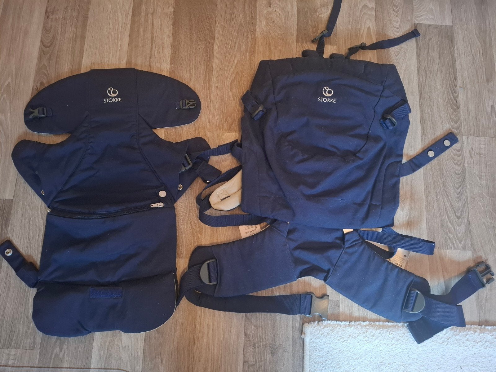 Stokke front and back carrier, Buik of Rug, Zo goed als nieuw, Draagzak, Ophalen