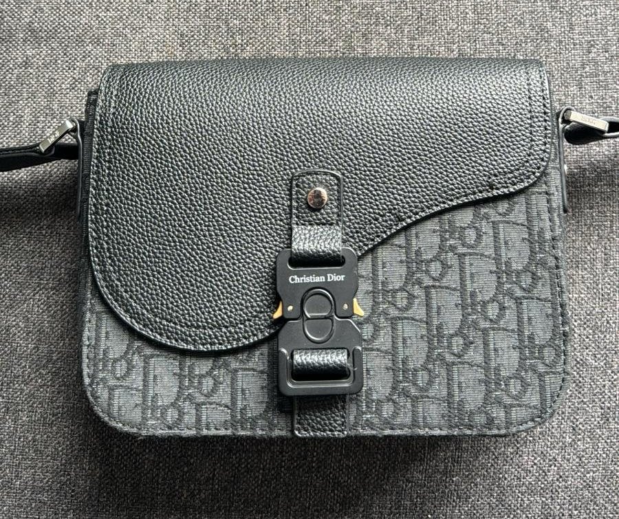 Dior saddle bag schoudertas, Overige merken, Zwart, Ophalen of Verzenden, Zo goed als nieuw