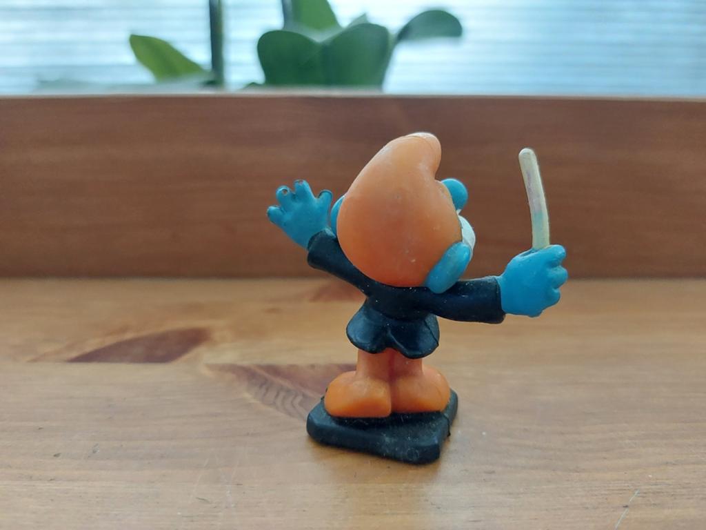 Grote smurf dirigent 20092 De Smurfen, Verzamelen, Smurfen, Ophalen of Verzenden