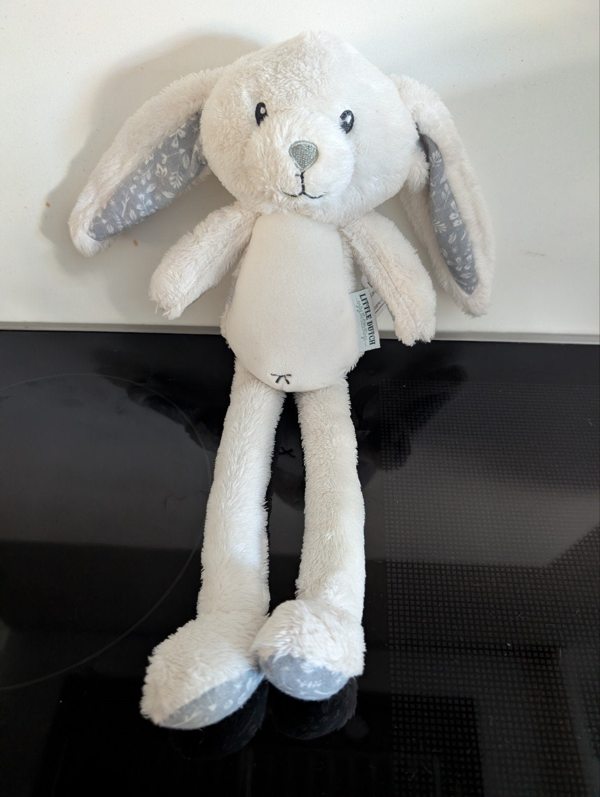 little Dutch knuffel konijn blauw, Little Dutch, Konijn, Ophalen of Verzenden, Zo goed als nieuw