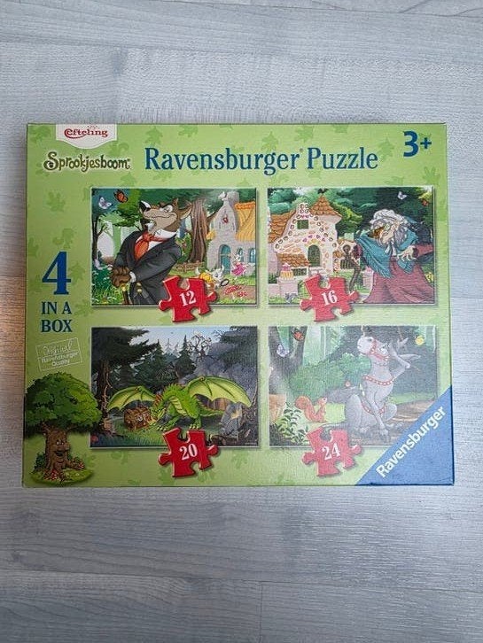 Ravensburger Efteling Sprookjesboom Puzzel 4-in-1, Ophalen of Verzenden