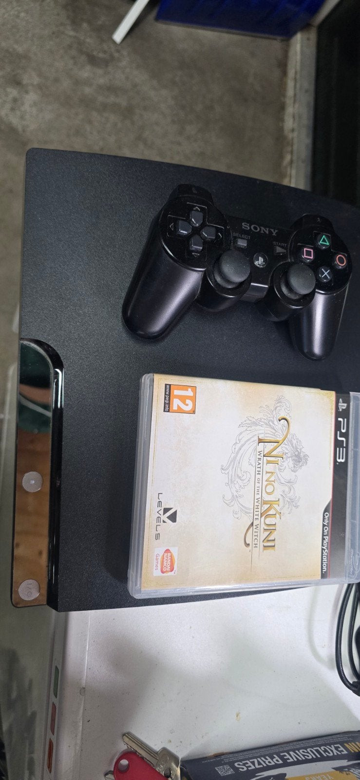 PlayStation 3 Slim CECH-2504B met controller en game, Spelcomputers en Games, Spelcomputers | Sony PlayStation 3, Verzenden, 320 GB