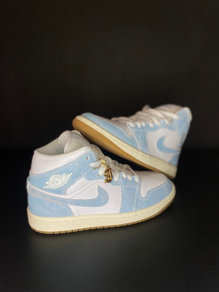 AIR JORDAN 1 HIGH OG DENIM - maat 36.5, Blauw, Nike, Nieuw, Ophalen of Verzenden