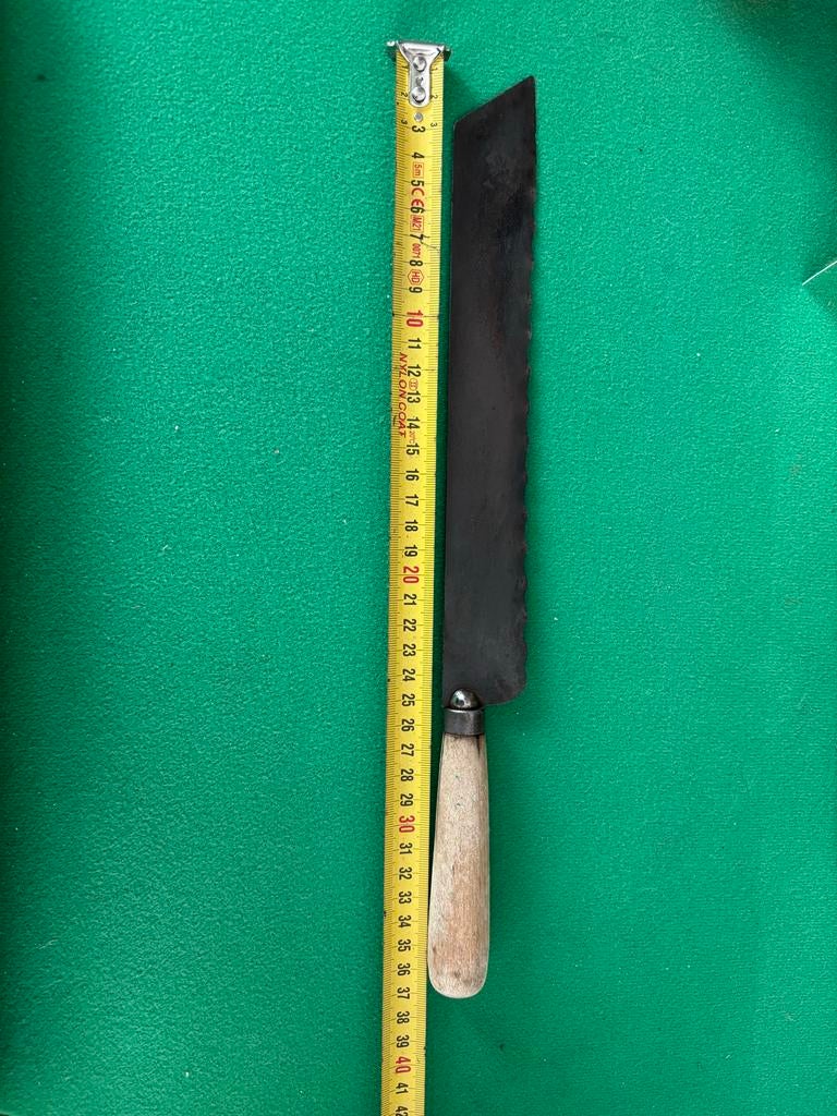 Antiek broodmes aetna bread knife Univerzal USA, Ophalen of Verzenden, Gebruikt, Hout