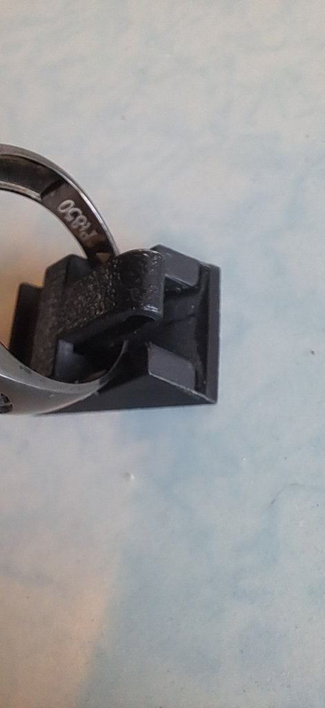 Platina ring pt850  onix en  12 diamandjes +certificaat, Sieraden, Tassen en Uiterlijk, Ringen, Overige materialen, 19 tot 20