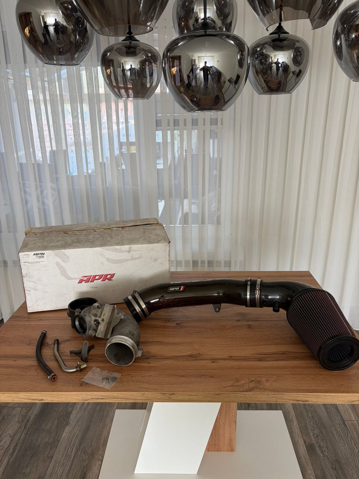 Apr intake inlaat audi rs3 8v 8y carbon turbo filter vag, Ophalen, Gebruikt, Audi