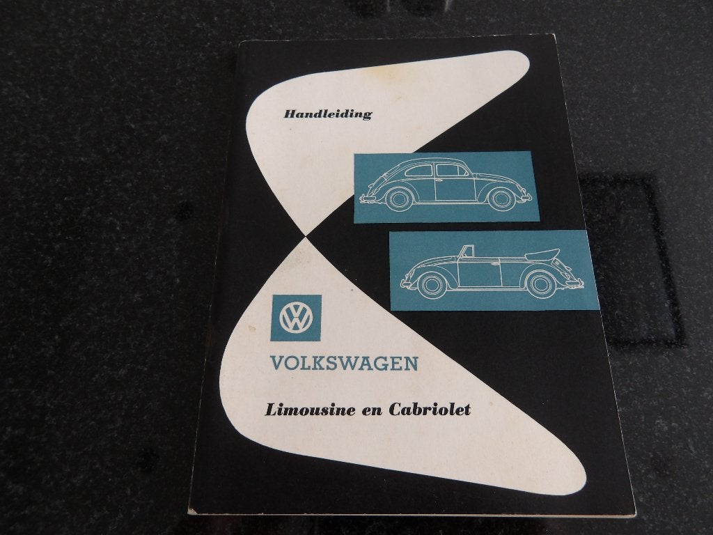 Volkswagen VW Limousine Cabriolet  - Handleiding  NL, Verzenden