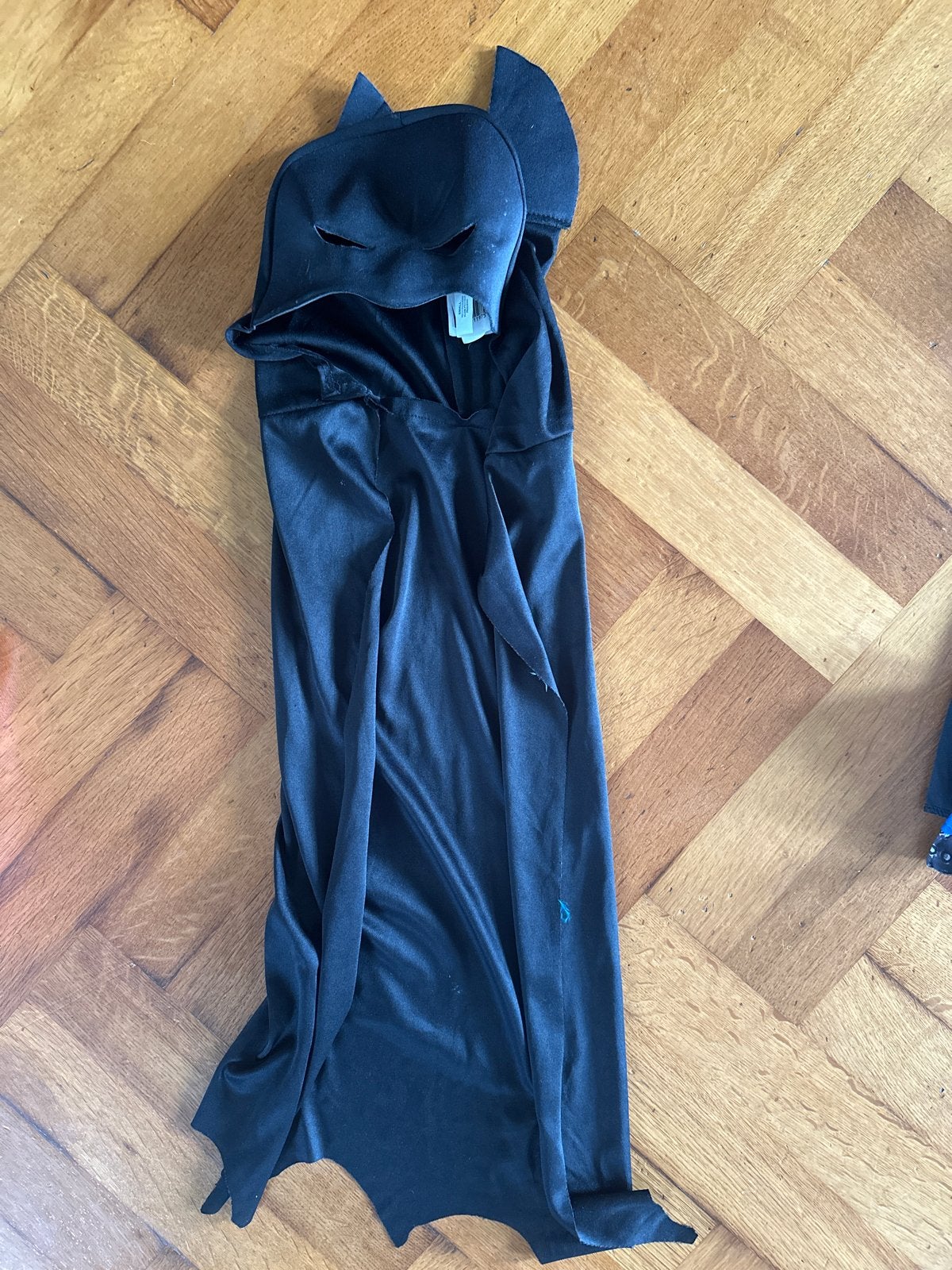Batman cape met masker - perfect voor carnaval of verkleedpa, Ophalen of Verzenden, Zo goed als nieuw, 122 t/m 128, Jongen of Meisje