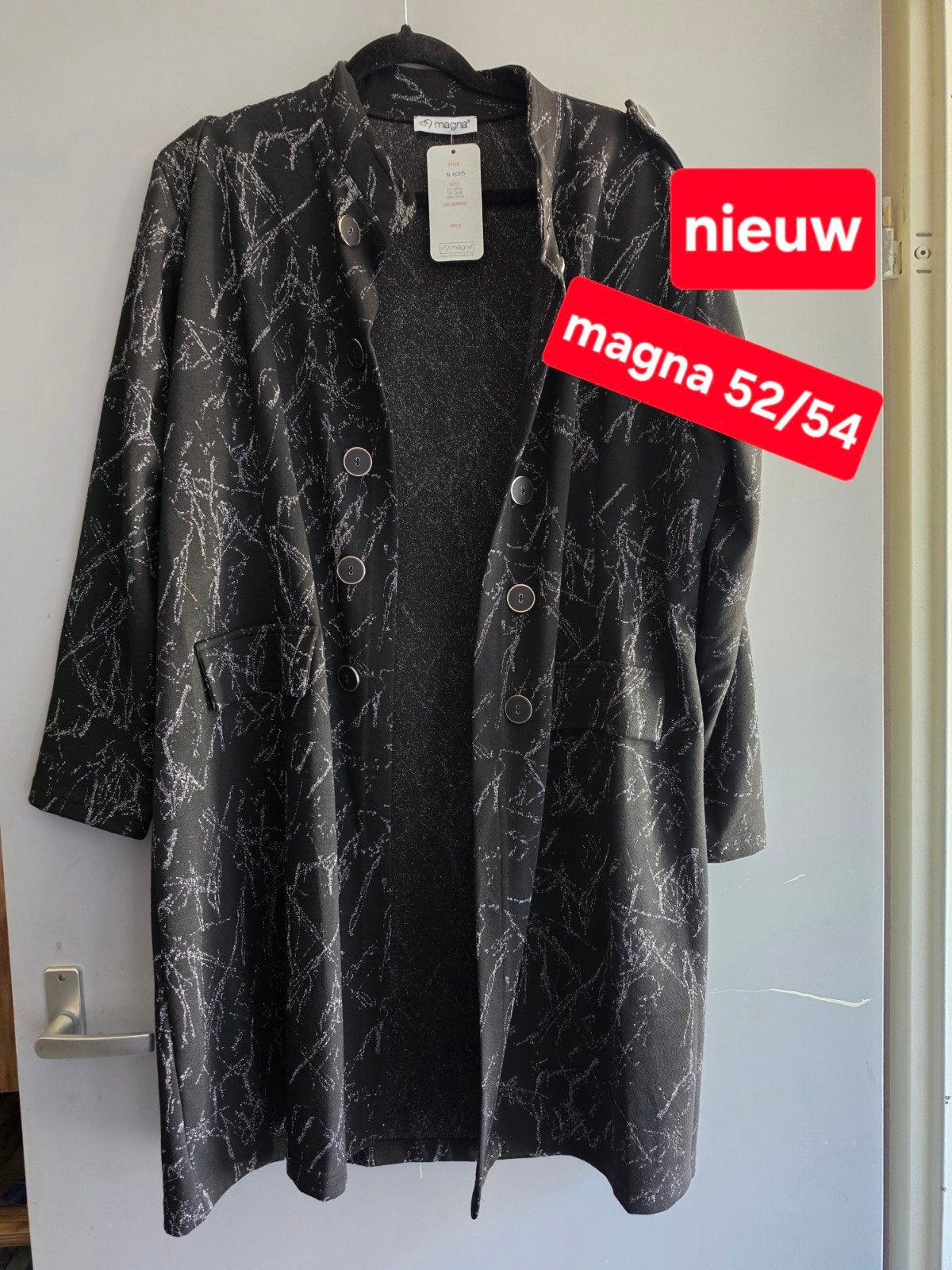 Magna 52_54, Kleding | Dames, Grote Maten, Ophalen of Verzenden, Nieuw, Zwart