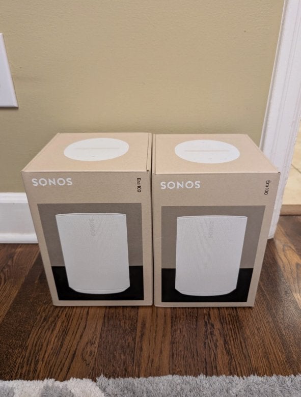 Sonos Era 100 Set | 2 Stuks | Wit | Wireless Smart Speakers