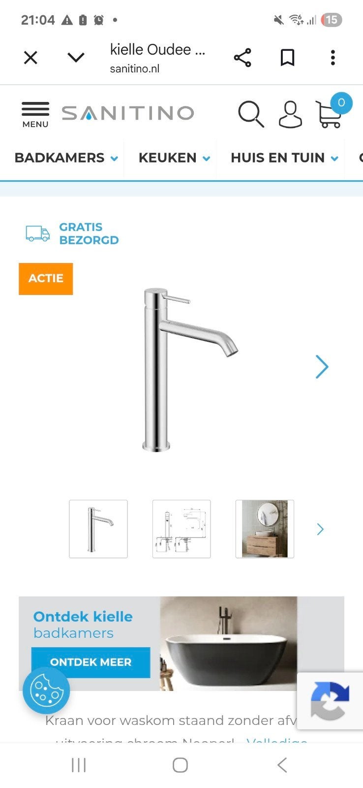 Nieuwe kraan, Ophalen of Verzenden, Nieuw, Kraan