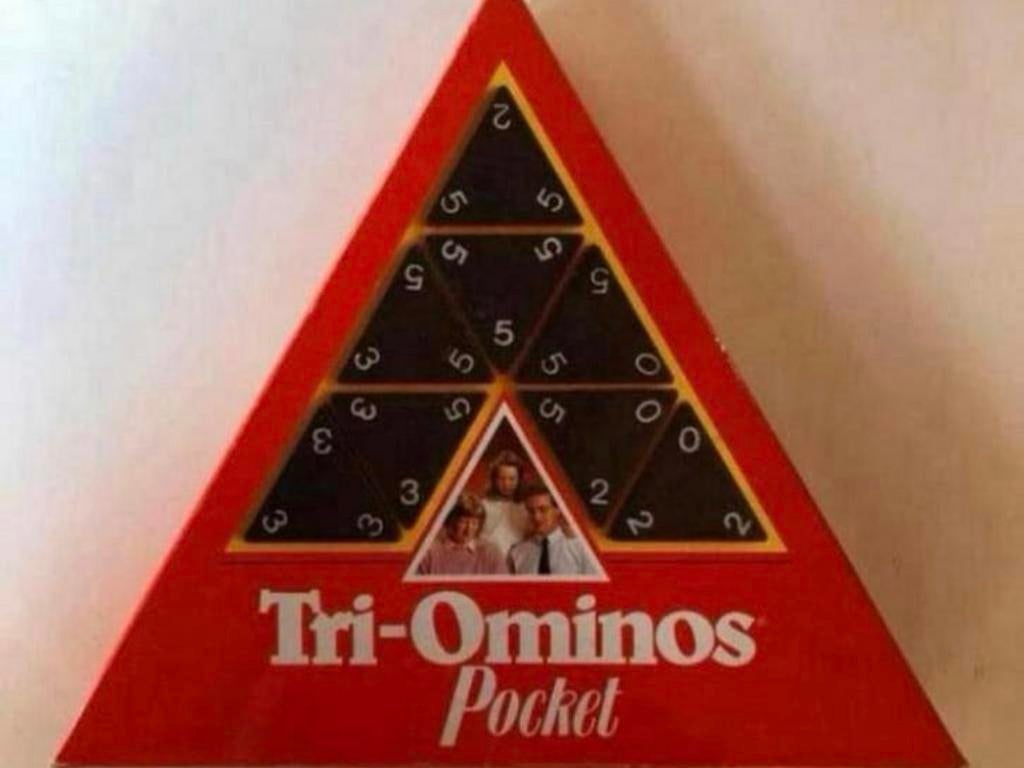 Spel Triominos reis pocket COMPLEET MET SPELREGELS, Vijf spelers of meer, Ophalen of Verzenden, Zo goed als nieuw