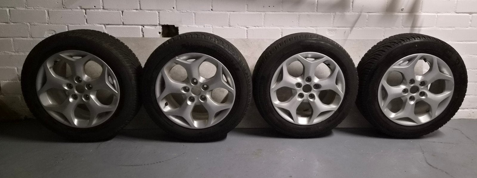 Winterbanden set, Ford lm velgen 205/55/R16, Ophalen, Gebruikt, 16 inch, Banden en Velgen