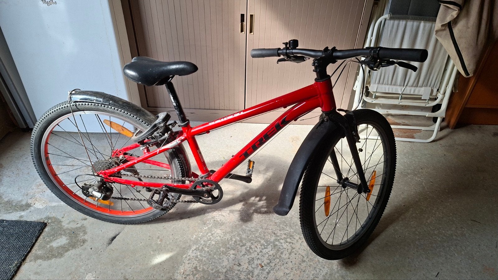 kinderfiets Trek Mountainbike 24 inch - jongen/meisje, 53 tot 57 cm, Ophalen, Gebruikt, Trek