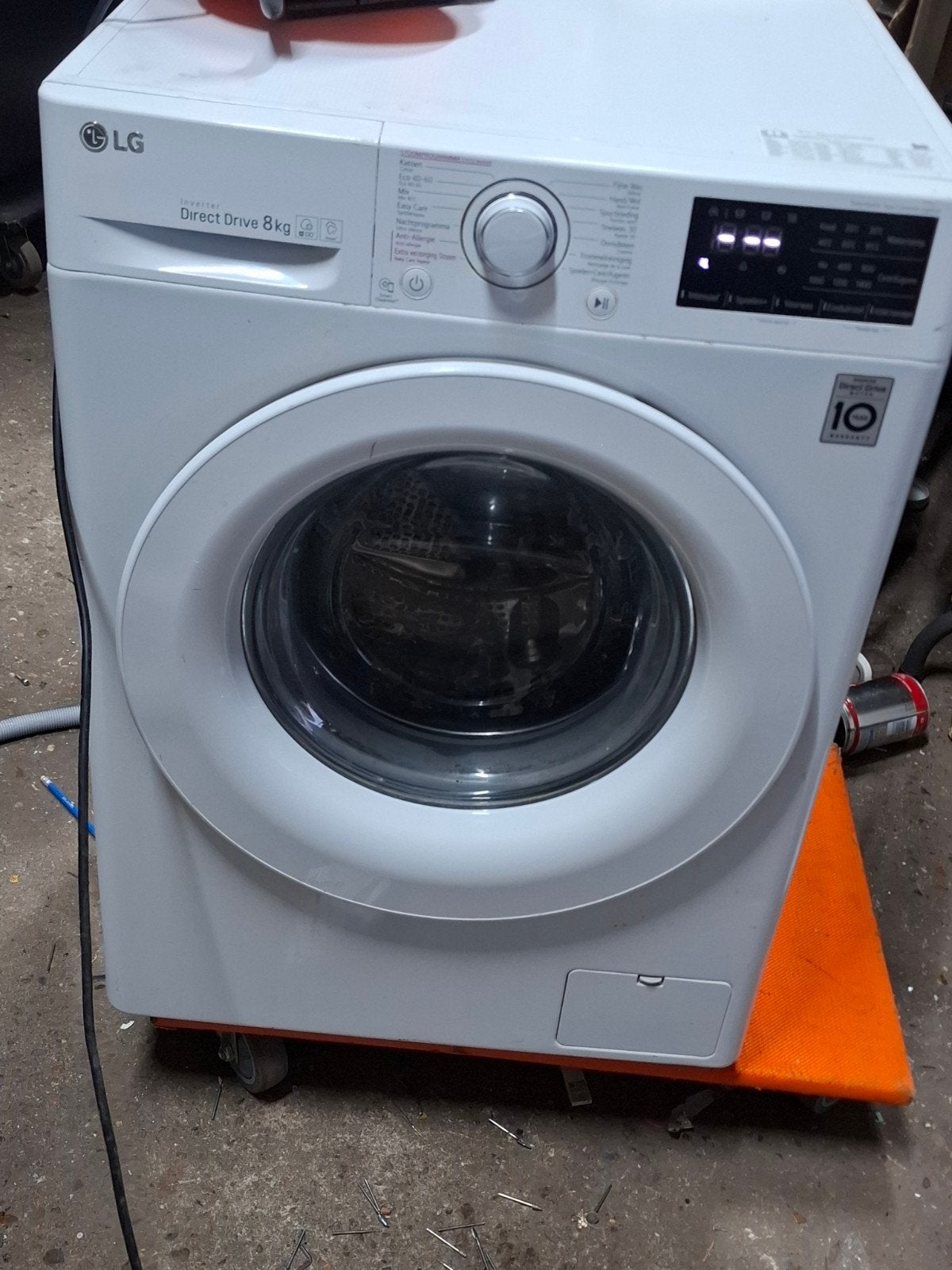 LG Direct Drive 8kg Wasmachine, Witgoed en Apparatuur, Ophalen, Gebruikt, Onbekend, LG