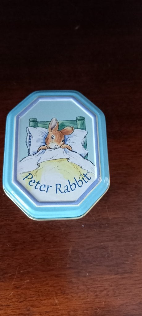 Beatrix Potter Peter Rabbit blikje met knuffel, Ophalen of Verzenden, Zo goed als nieuw, Overige, Overige merken