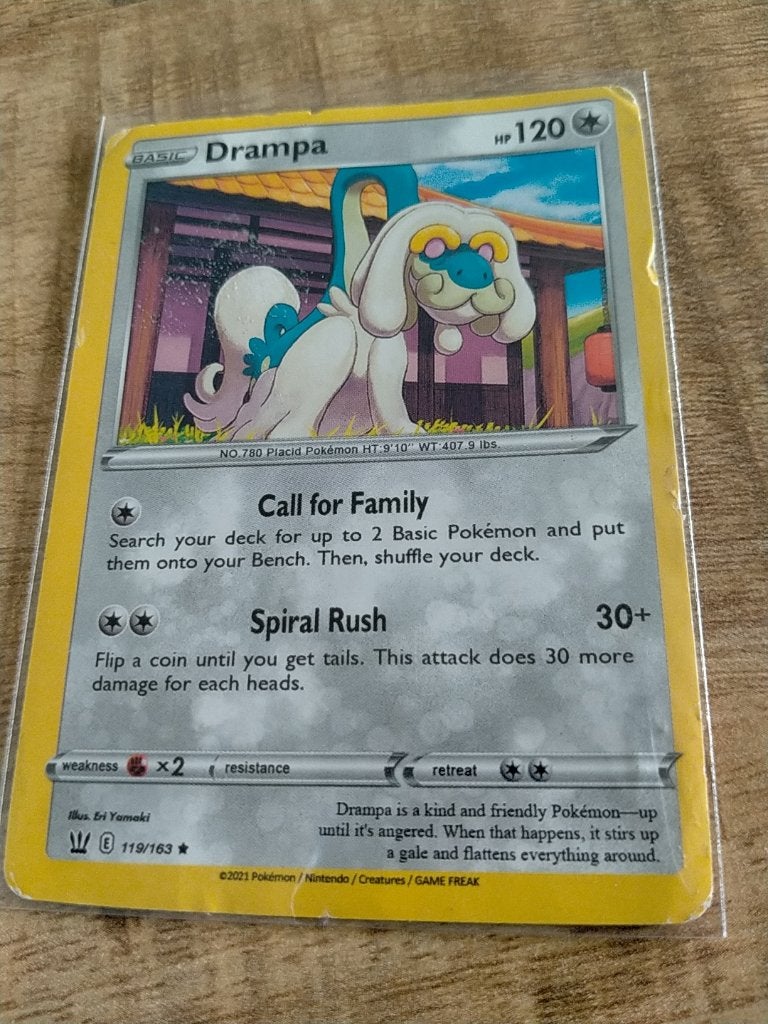 Pokemon Battle Styles , Drampan119/163, Verzenden, Gebruikt, Losse kaart