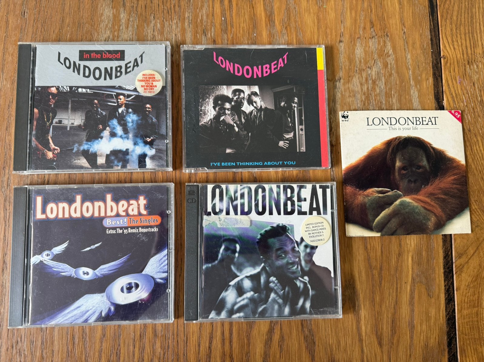 Londonbeat cds en singles, Ophalen of Verzenden, Gebruikt, Pop