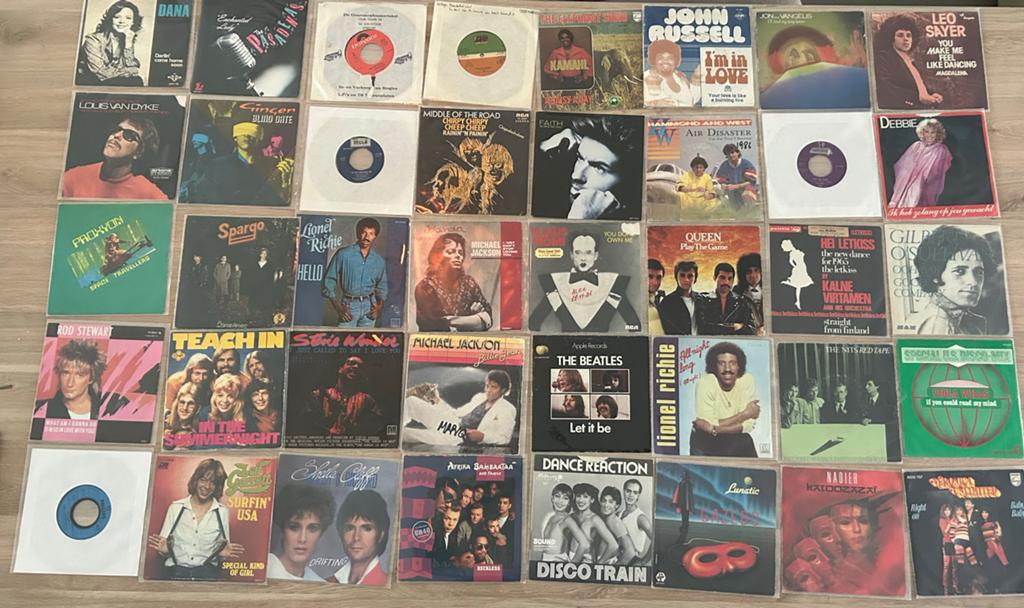 Vinyl single collectie: Top 40 hitsingles, Ophalen of Verzenden, 1980 - 1989, Gebruikt, 7 inch