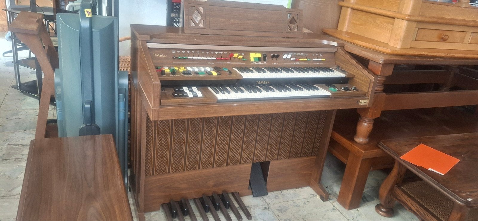 Yamaha Electone Orgel met krukje en orgelboeken, Ophalen