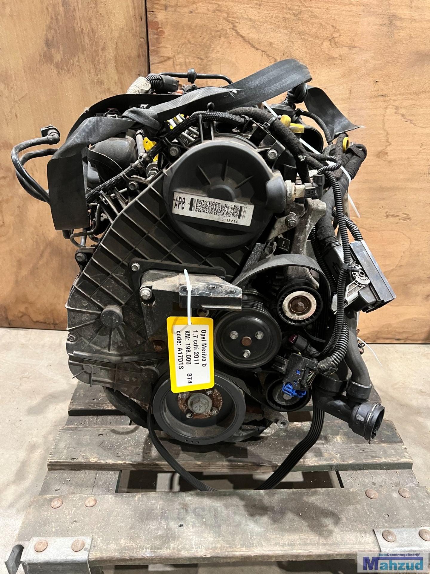 OPEL MERIVA B 1.7 A17DTS motorblok motor, Gebruikt, Opel Automobile GmbH, Ophalen of Verzenden, Kontakt@opel-infoservice.de