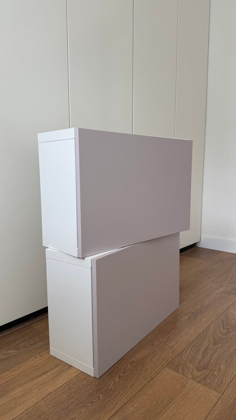 IKEA Besta wandkast wit/greige/taupe 60x22x38, Huis en Inrichting, Ophalen, Zo goed als nieuw, Minder dan 150 cm, Minder dan 100 cm