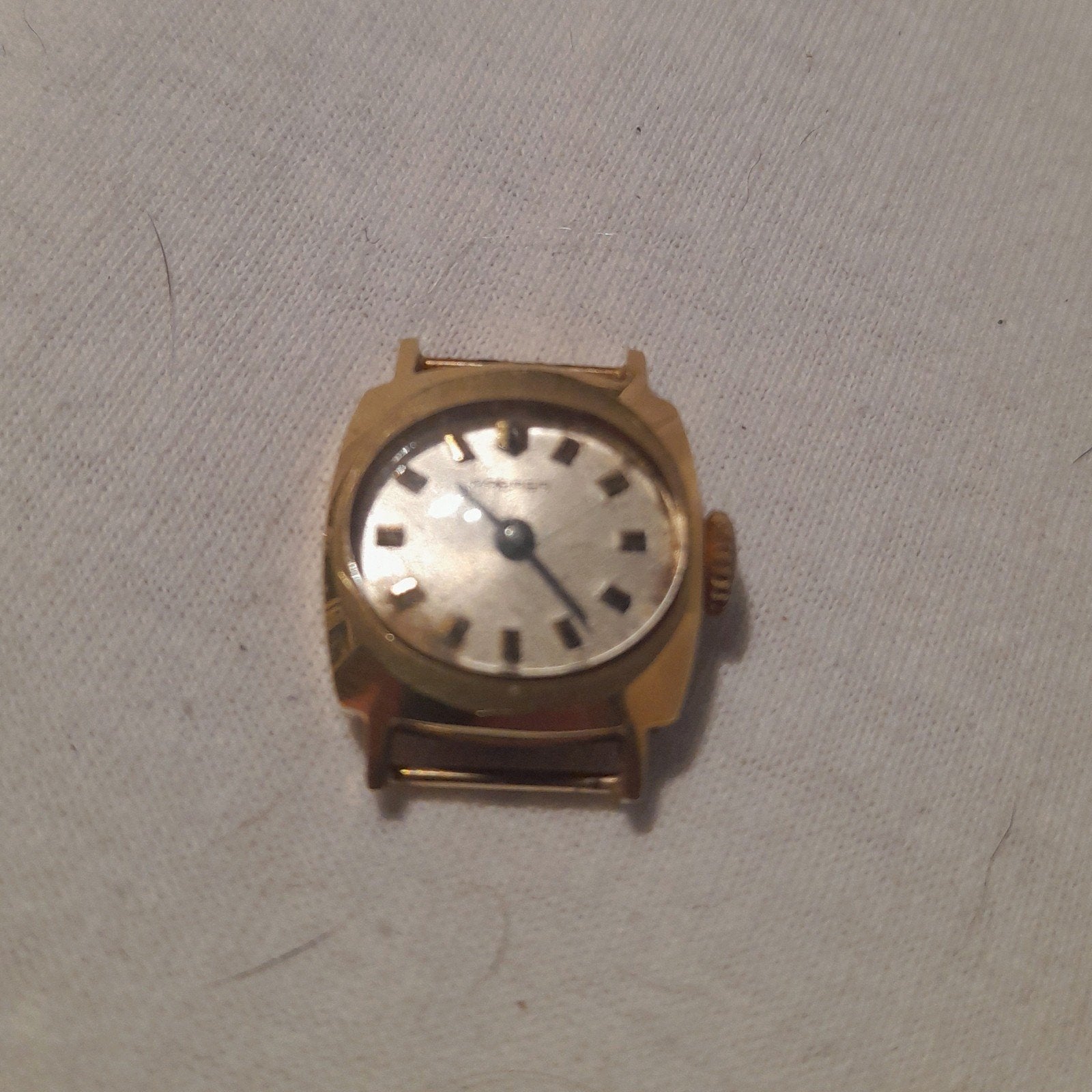 dameshorloge goud 585, Sieraden, Tassen en Uiterlijk, Horloges | Dames, Overige merken, Staal, Gebruikt, Polshorloge