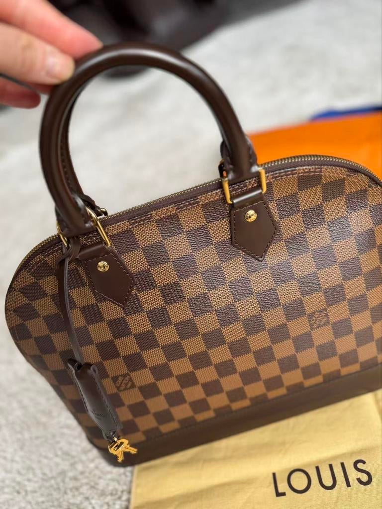 Louis Vuitton tas, Sieraden, Tassen en Uiterlijk, Ophalen of Verzenden, Gebruikt, Bruin, Handtas