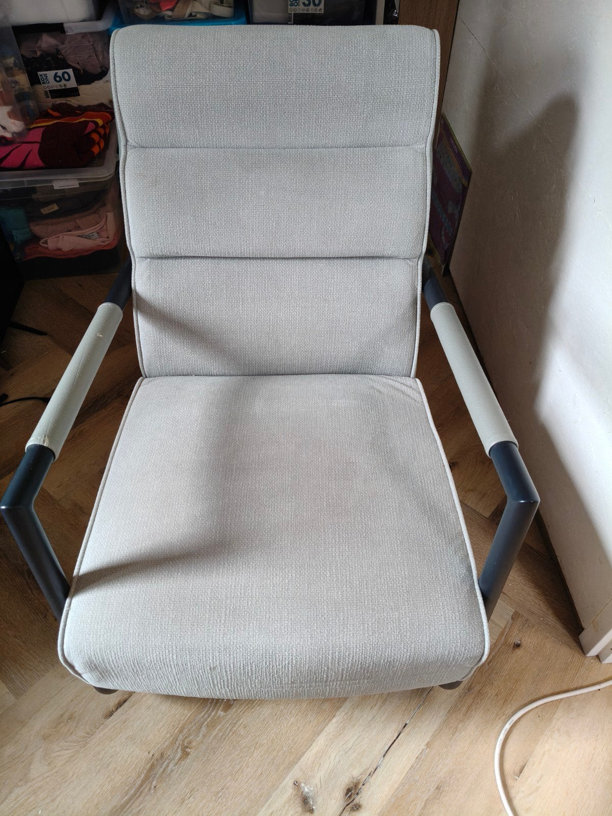 Moderne fauteuil XOOON, groen., Ophalen, Leer, Zo goed als nieuw, Eén