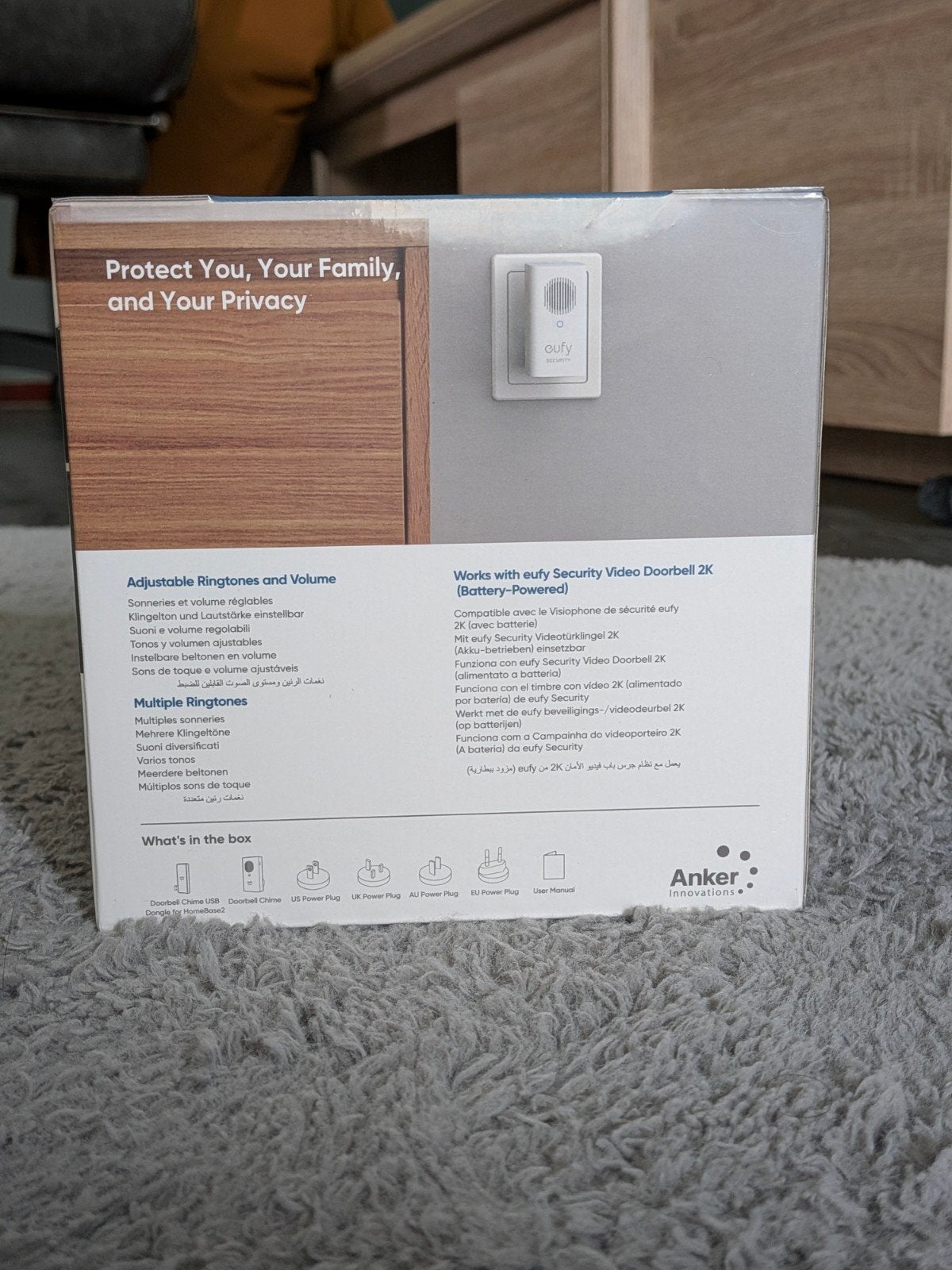Foto 2 van eufy security video doorbell chime