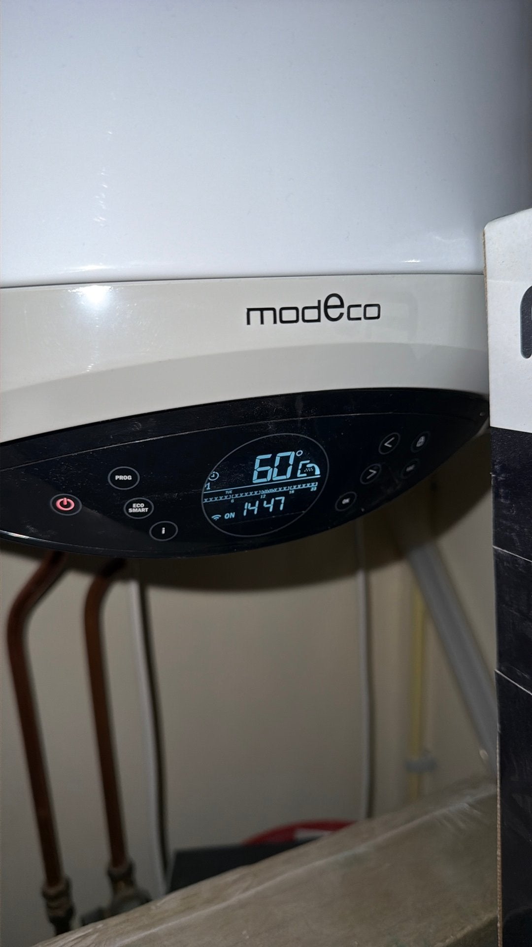 Tesy Modeco Smart 120L Elektrische Boiler - App Bediening, Doe-het-zelf en Verbouw, Ophalen, Gebruikt, 100 liter of meer, Boiler