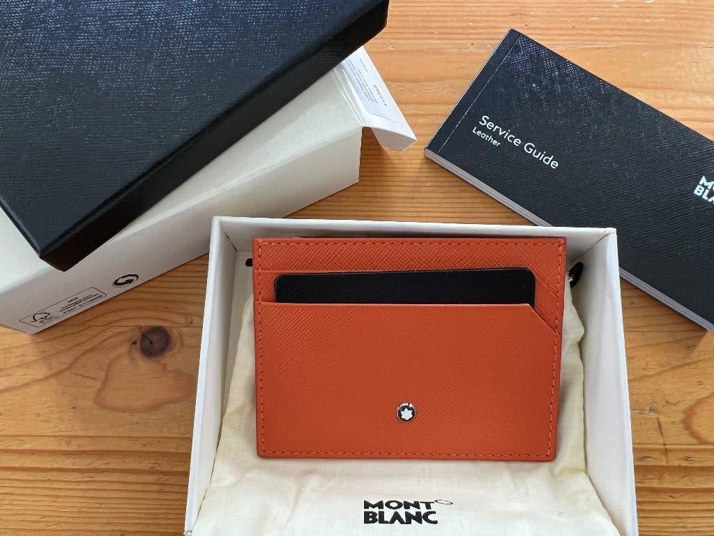 Mont Blanc Sartorial Creditcardholder 6cc NIEUW, Overige merken, Nieuw, Oranje, Ophalen of Verzenden
