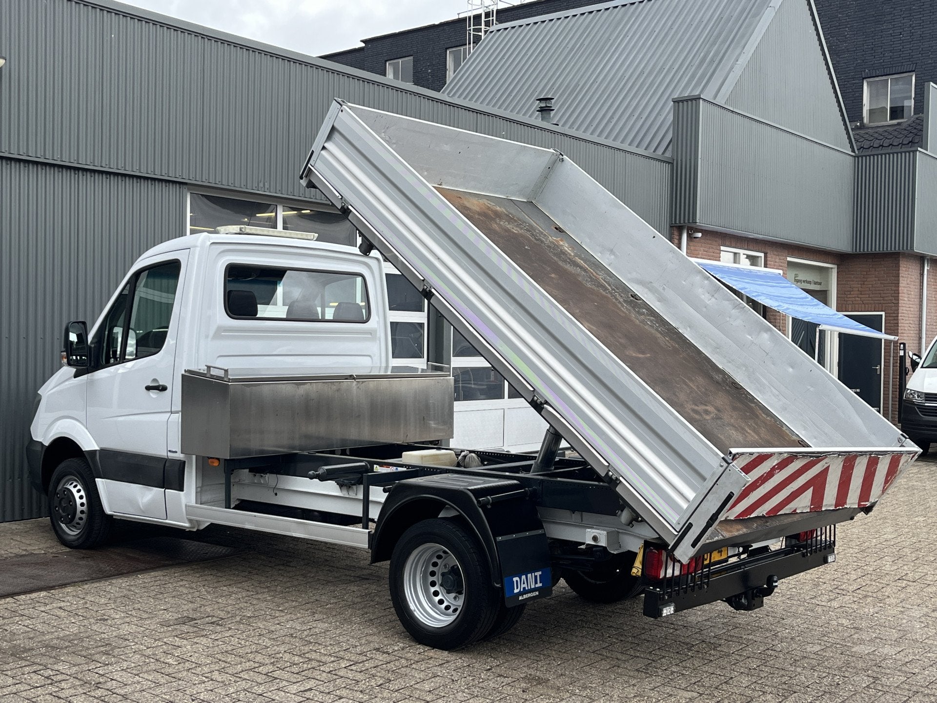 Mercedes-Benz Sprinter 514 CDI 2.2 366 3 zijden Kipper Airco, Auto's, Stof, Gebruikt, Bedrijf, Onderhoudsboekje