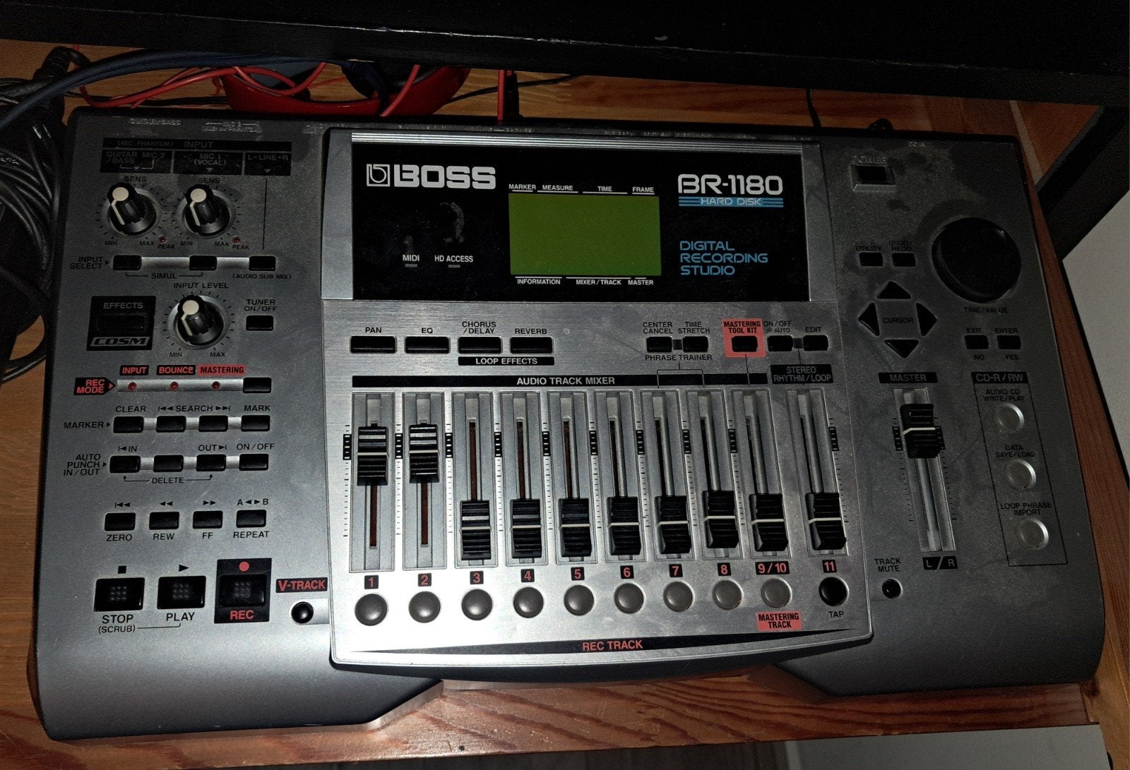 BOSS BR-1180 Digital Recording Studio, Ophalen, Gebruikt, 10 tot 20 kanalen, Microfooningang