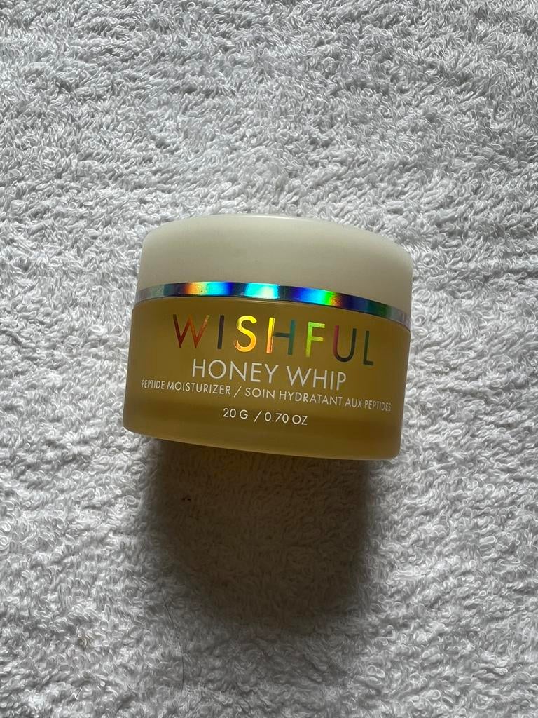 Huda Beauty Wishful Honey Whip Peptide Moisturizer, Ophalen, Zo goed als nieuw, Gehele gezicht, Verzorging