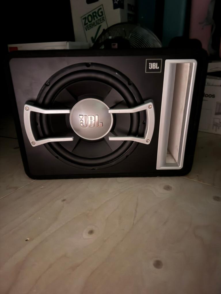 JBL Subwoofer Boxen en Versterker Set, Auto diversen, Ophalen of Verzenden, Gebruikt