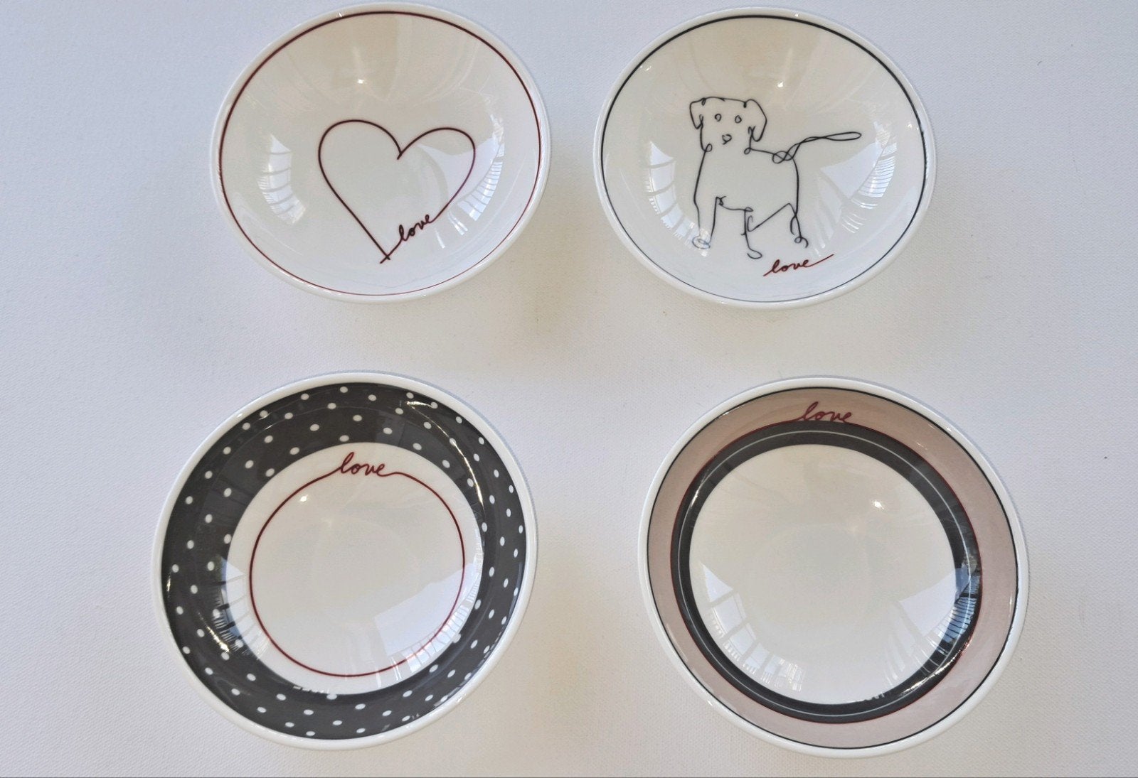 Ellen DeGeneres Royal Doulton London schaaltjes set, Overige merken, Keramiek, Ophalen of Verzenden, Modern