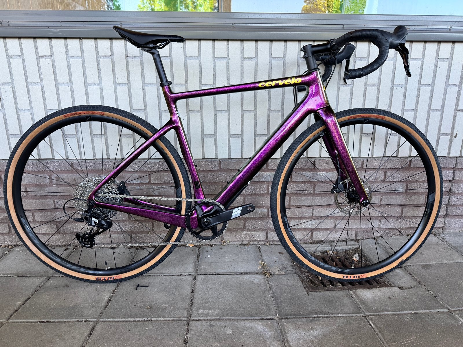 CERVÉLO ÁSPERO – PURPLE SUNSET – CARBON – 54 – SRAM APEX, Overige merken, Carbon, Ophalen of Verzenden, Zo goed als nieuw