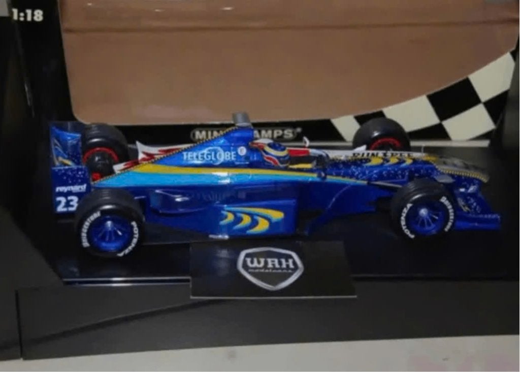 1:18 BAR 01 SUPERTEC F1 ZONTA Minichamps in box WRH, Hobby en Vrije tijd, Modelauto's | 1:18, Verzenden, Zo goed als nieuw, Auto