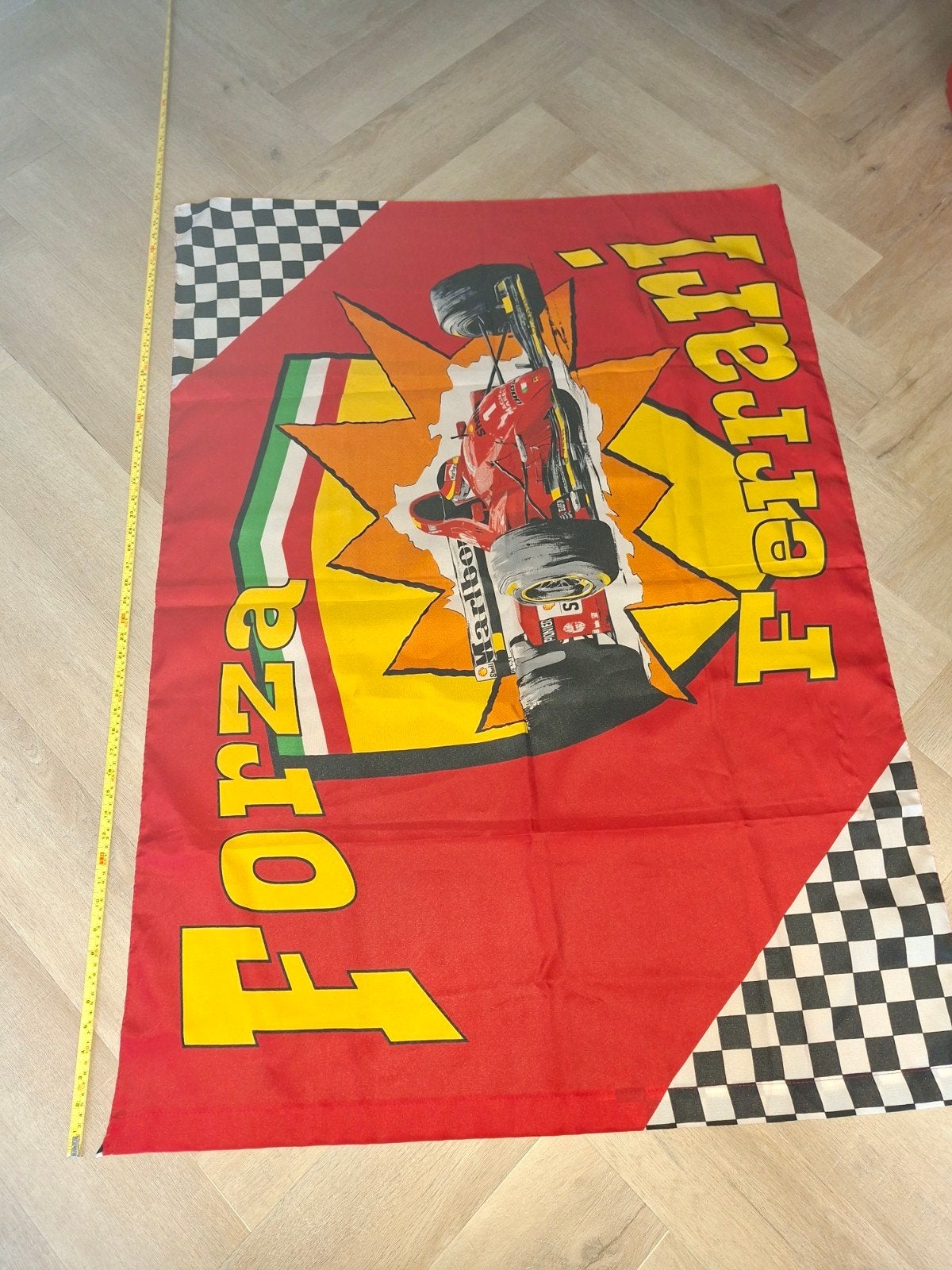Forza Ferrari vlag 130x95 cm, Ophalen of Verzenden, Auto's