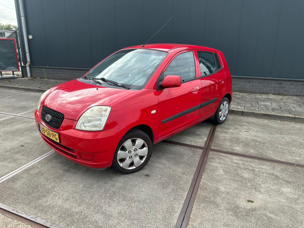 Kia Picanto 1.0 2005 Rood, Auto's, Kia, Voorwielaandrijving, 836 kg, 31 €/maand, 4 cilinders