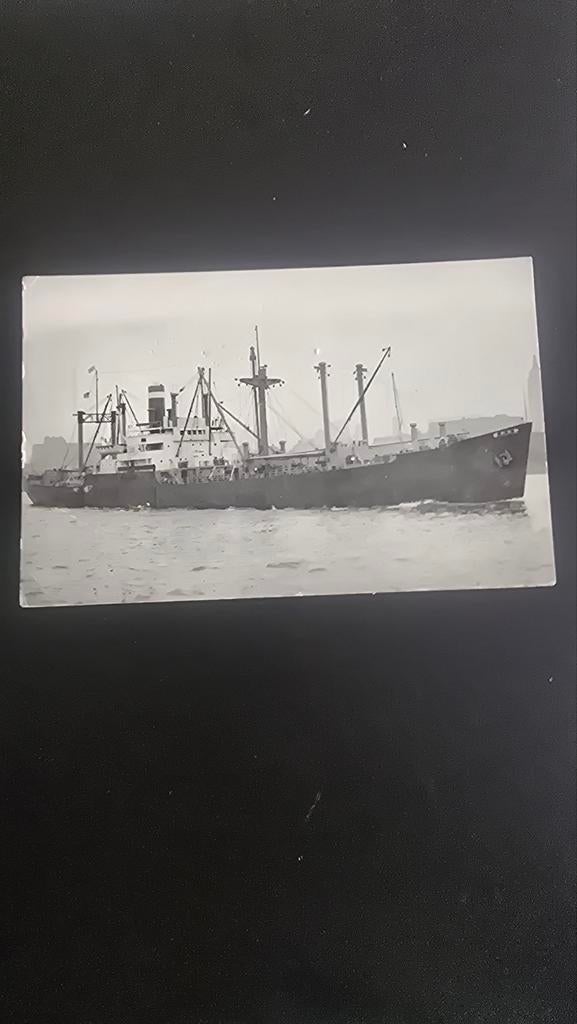 ansichtkaart van vrachtschip United States Lines, Ophalen of Verzenden