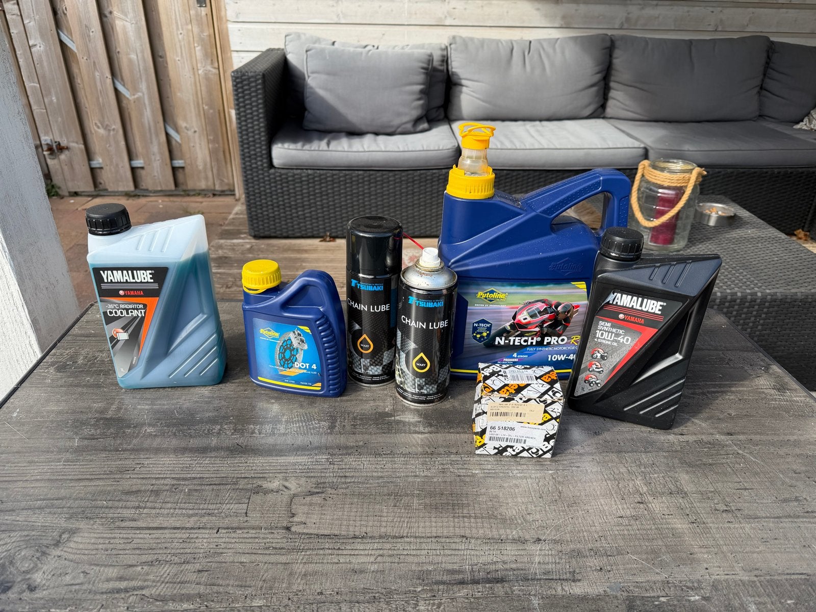 Motorolie, koelvloeistof, remvloeistof en kettingspray, Ophalen